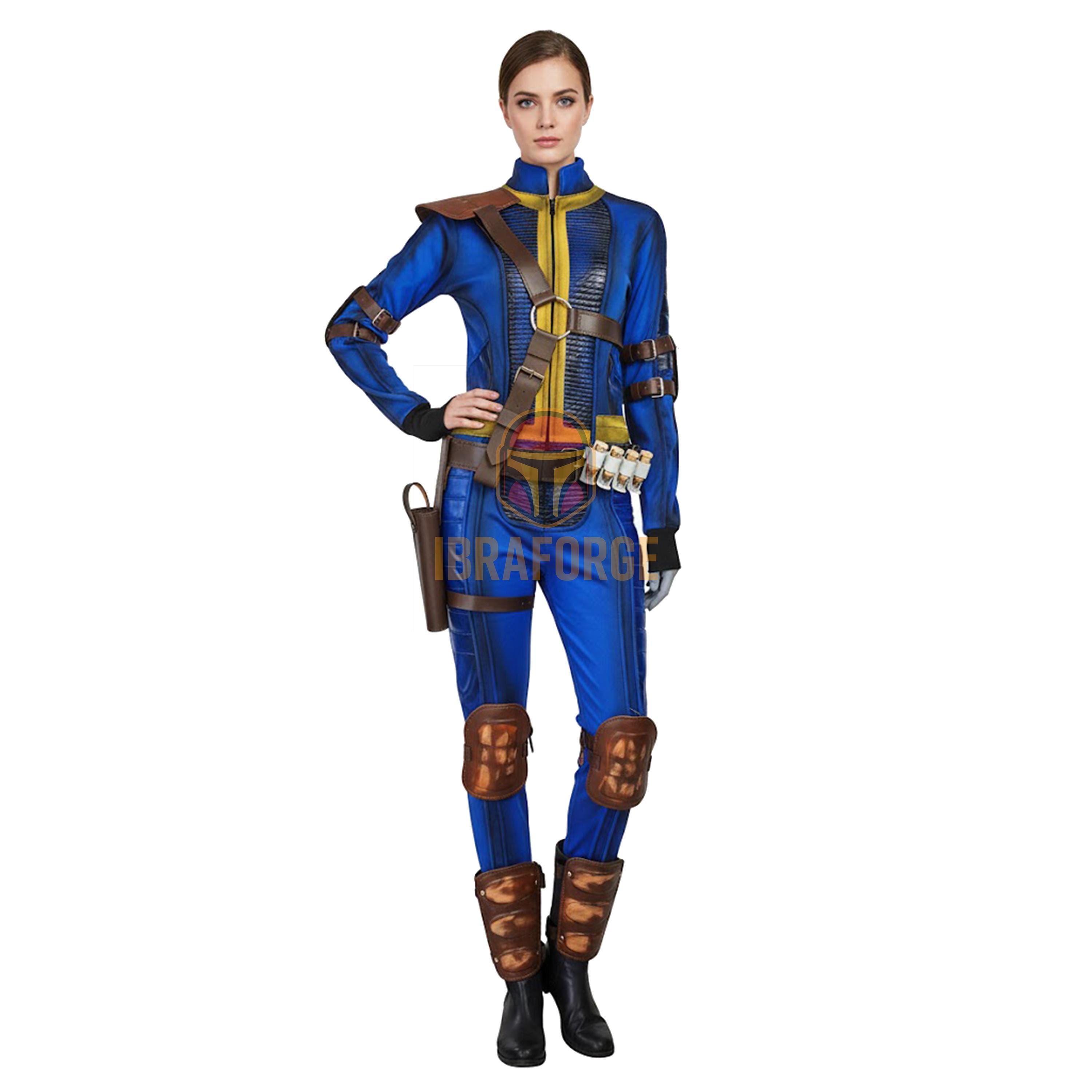 Fallout Machine Suit Fallout Vault Suit With Leather Accessories Inspired by the Fallout ...