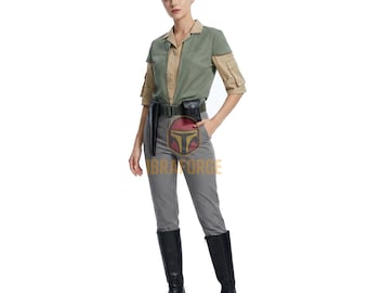 Leia Organa Cosplay Outfit with Belt and Holster Inspired by Star Wars