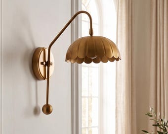 Vintage Style Dome Shade Wandleuchte, Mid Century Minimalist Nachttischlampe, Badezimmer Waschtisch Licht
