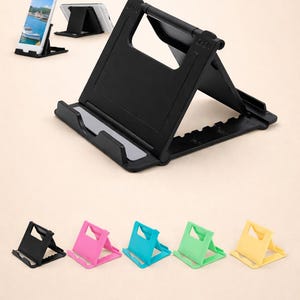 Foldable Phone Tablet Stand | Adjustable Desk Holder for iPhone Samsung iPad