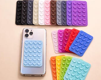 Soporte de teléfono con ventosa de silicona/Soporte de agarre fuerte para espejos, vidrios y azulejos