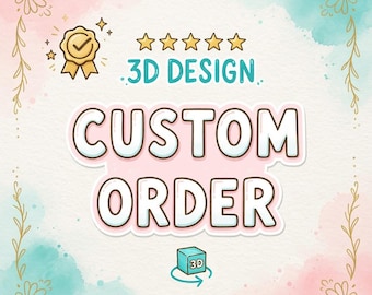 CUSTOM 3D MODELING For 3D Printing | Personalized 3D Model STL | High-Detail 3D Printable File Character 3D Modeling, 3D Miniatures, 3d Toys