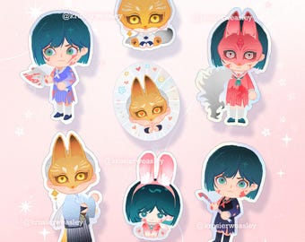Silent Hill F | Hinako & Kotoyuki | Stickers | Standees | Charms by @Krusierweasley