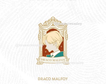 Harry Potter | Draco Enamel Pin by @Krusierweasley