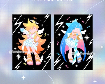 Panty & Stocking | Prints | Stickers by @Krusierweasley