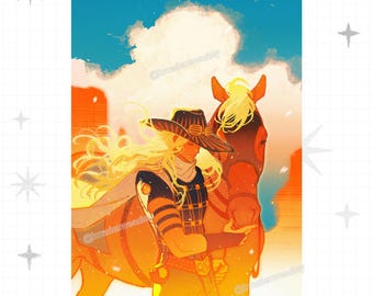 JoJo's Bizarre Adventure Print Gyro Zeppeli  by @Krusierweasley