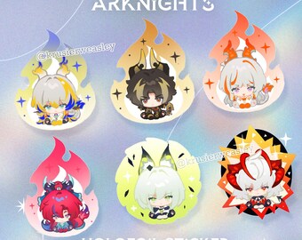 Arknights | Stickers | Charms by @Krusierweasley