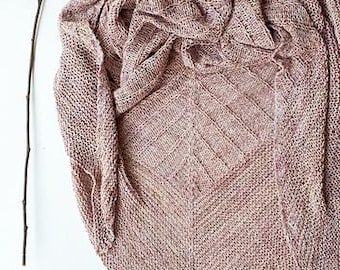 Symmetrical Triangle Shawl KNIT PATTERN