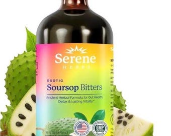 Serene Herbs Soursop bitter drink 100% Natural
