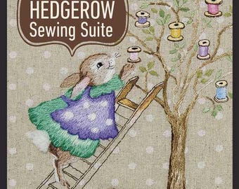 Hedgerow Sewing Suite By Jenny Mcwhinney Iron-on Embroidery Patterns and Instruction Book
