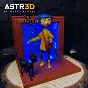 Diorama Lampara de Coraline - Coraline Lamp Coraline And The Secret Door imagen 4