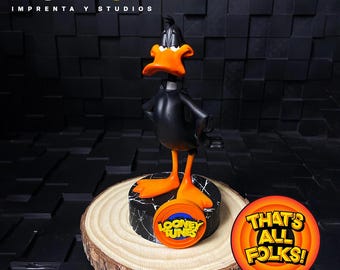 Figure Daffy Duck Fanart 14cm – Daffy Duck Figure Sculpture Vintage Cartoon Cartoons
