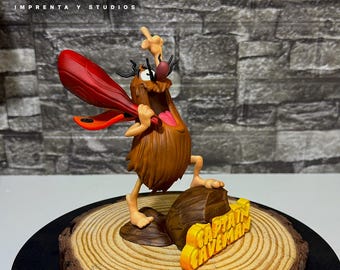 Caveman Figure Figura Capitán Cavernícola Fanart - Figure resin Caveman Hanna Barbera Cartoons