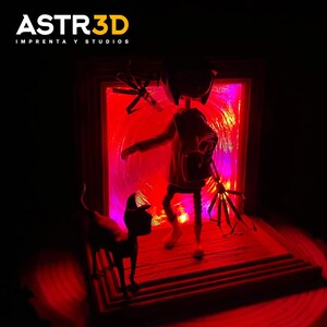 Diorama Lampara de Coraline - Coraline Lamp Coraline And The Secret Door imagen 2
