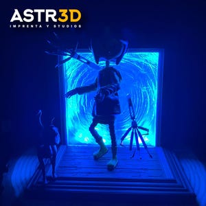 Diorama Lampara de Coraline - Coraline Lamp Coraline And The Secret Door imagen 6