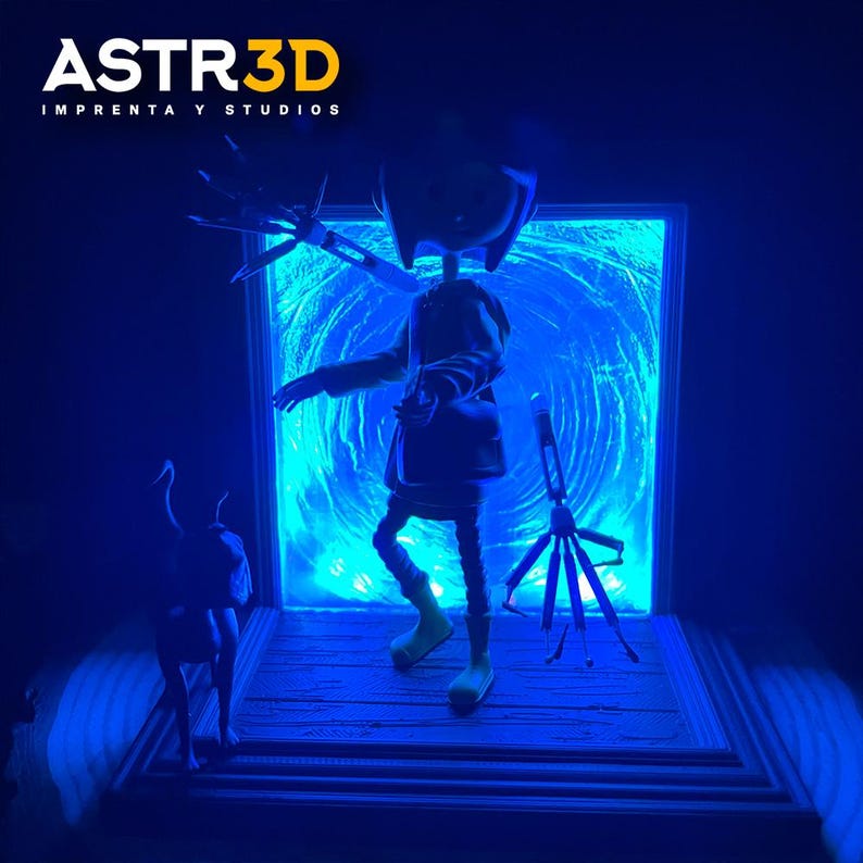 Diorama Lampara de Coraline - Coraline Lamp Coraline And The Secret Door imagen 6