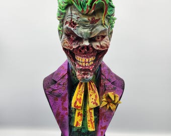 Zombie Joker Fan Art Bust