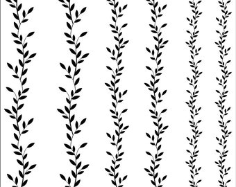 Tree Lattice 1 bandes annulaires - motif de feuille de texture gravé au laser pour laminoir et argile métallique