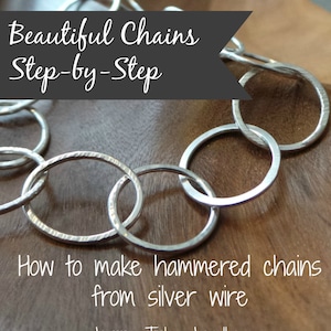 Beautiful Chains, step-by-step - how to make chain bracelets, a tutorial ebook