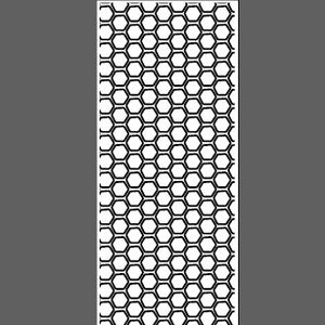 以下が含まれることがあります： 白地に黒と白のハニカムパターン。パターンは縦に繰り返されます。画像は、クラフトやジュエリー作りのためのデジタルダウンロードです。