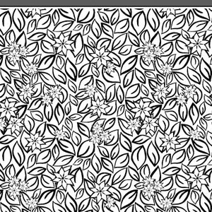 Starflower large - laser engraved texture sheet pattern for rolling mill and metal clay