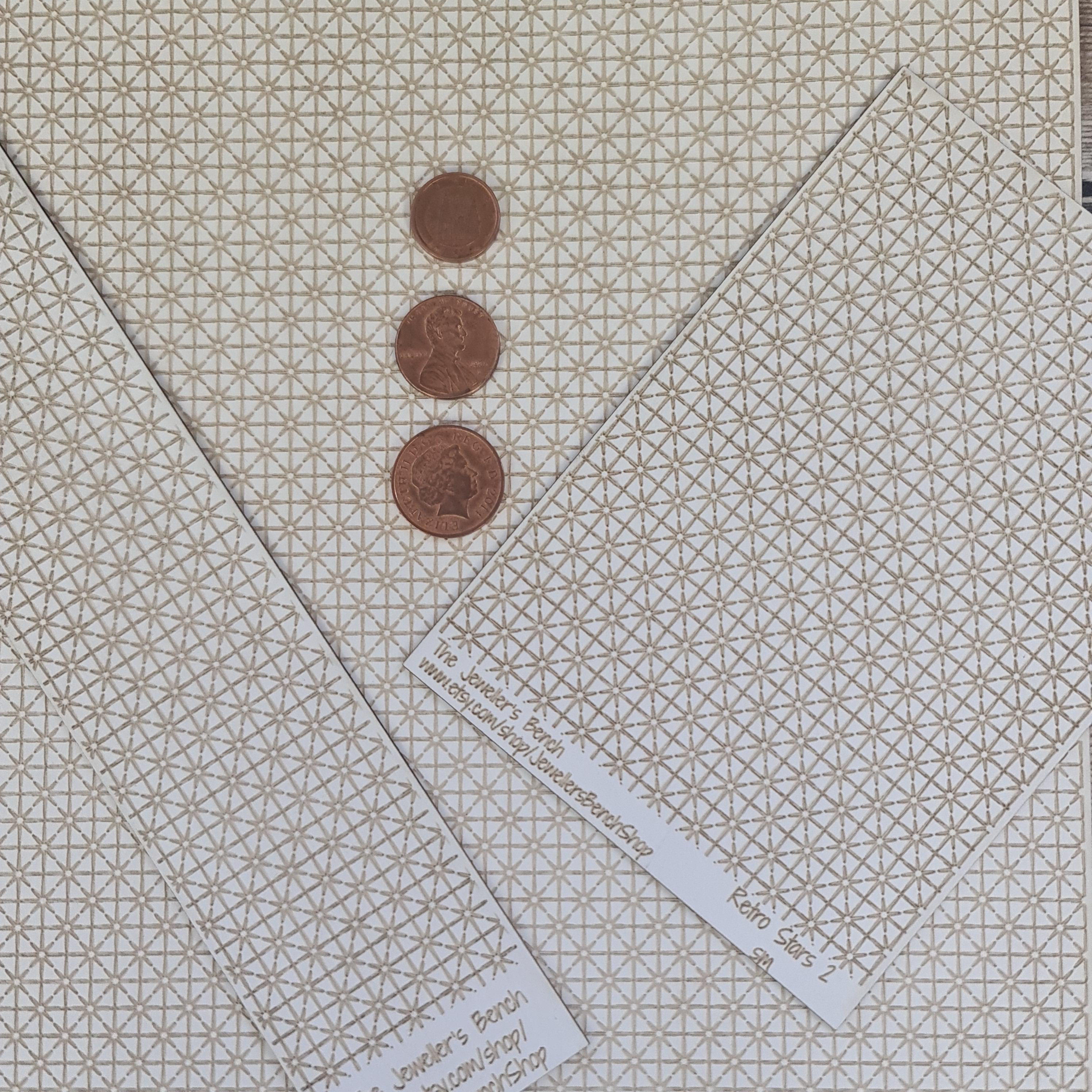 Pattern Sm Retro Stars 2 Sm Texture Sheet - Laser Engraved Texture Sheet Pattern ...
