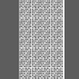 May include: Black and white image of a repeating pattern of small dots. The image is a digital download for use in crafting projects.