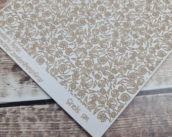 Shells medium - laser engraved texture sheet pattern for rolling mill