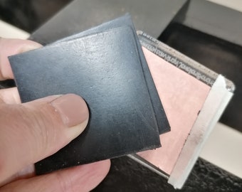 2 Gummi Blätter für die Verwendung mit Silhouette-Press-Stempel in der Schmuckherstellung - Hydraulische Pressmatrize - Metallumformung
