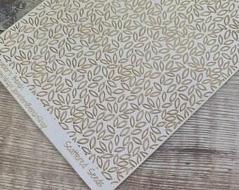Scattered Seeds small - laser engraved texture sheet pattern for rolling mill