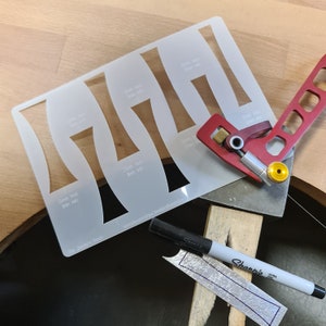 Ring Bands 1 stencil for jewellery making