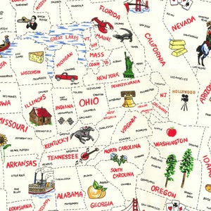Rideaux de camping-car. Cantonnière de voyage États-Unis . Carte Camper Valance . Rideaux de fenêtre de cantonnière de cuisine. Niveaux .