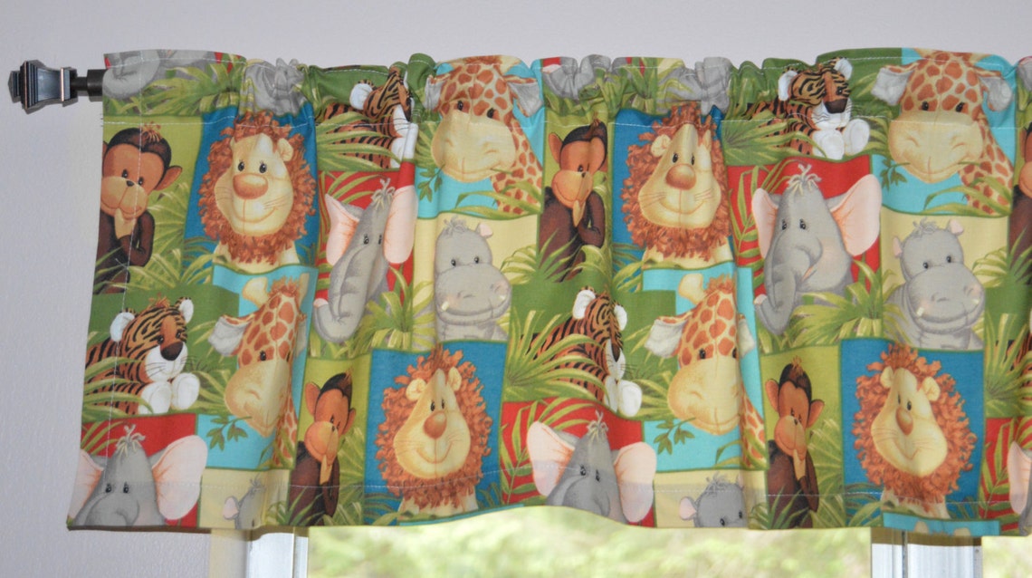 Children's Valance . Playroom Curtain . Nursery Valance . Etsy