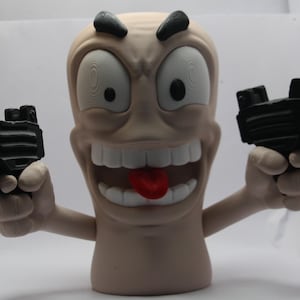 Worms UZI ' C'est la Guerre ' - Personnage de jeux vidéos des années 2000
