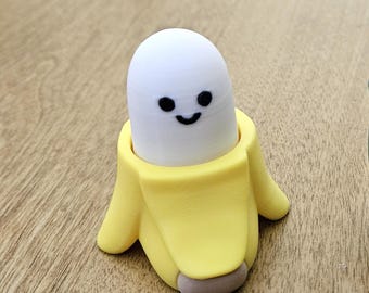 Banana Fidget Clicker – 3D Printed Sensory Desk Toy - Gift