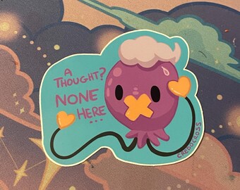 Head Empty balloon ghost drifbloon game vinyl sticker 3”