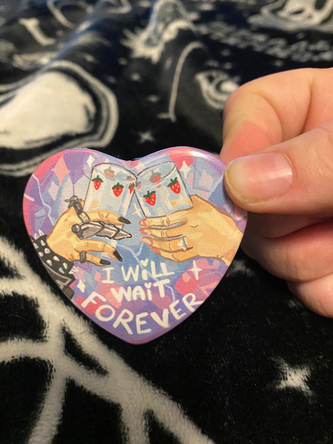 NANA Strawberry Glasses Manga Love Button Etsy