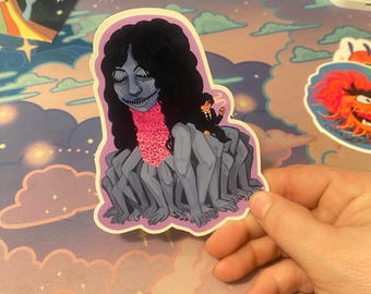 Deluxe Ghost Himeno deluxe chainsaw devil 4'' vinyl Sticker