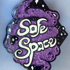 Safe space ALLY pride gay lgbtq+ PIN enamel pin pride pin
