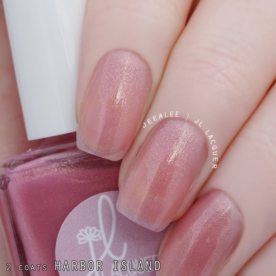 Harbor Island Rose Gold Sheer Polish - Etsy