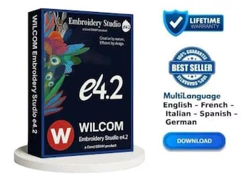 Wilcom e4.2+Coreldraw インストールサポート付き永久版