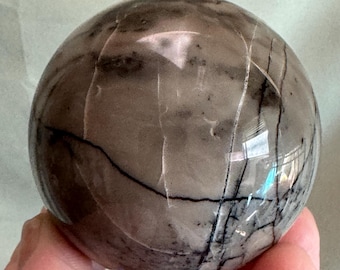 Volcano Agate Sphere - Volcanic Powerhouse of Grounding, Passion and Inner Fire Magic