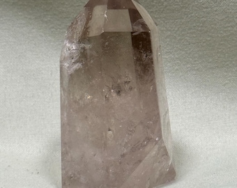 Mystical Highly Included Smoky Quartz Tower – Grounding Guardian with Cosmic Inclusions (2.9oz / 3.2" Magic)