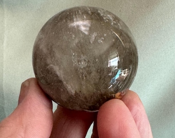 Mini Garden Quartz Sphere | Enchanted Fairy Garden – Pocket-Sized Portal to Growth, Abundance & Inner Peace