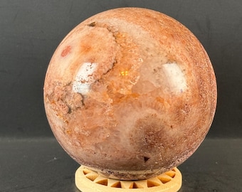 Pink Amethyst Sphere 7.5oz Glowing Orb of Love & Calm Energy!