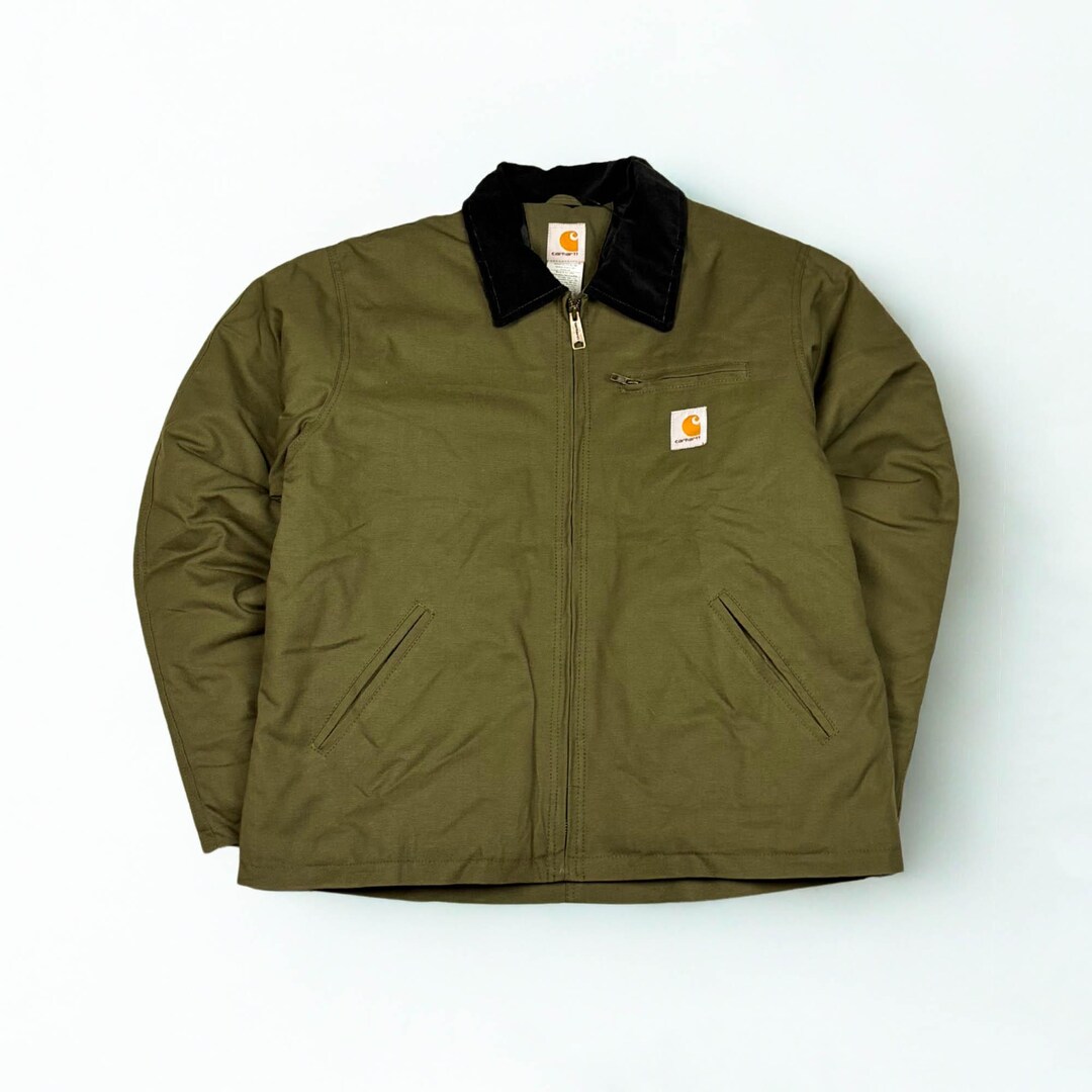 Carhartt Vintage Detroit Rework Jacket Green – Workwear Jacket, Utility ...