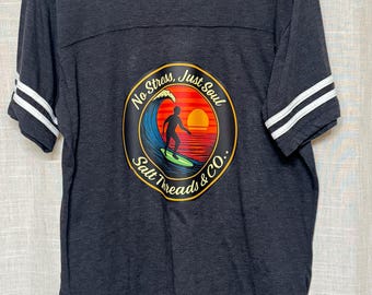 Salt Threads Baseball T-Shirt-V-Neck Back Logo