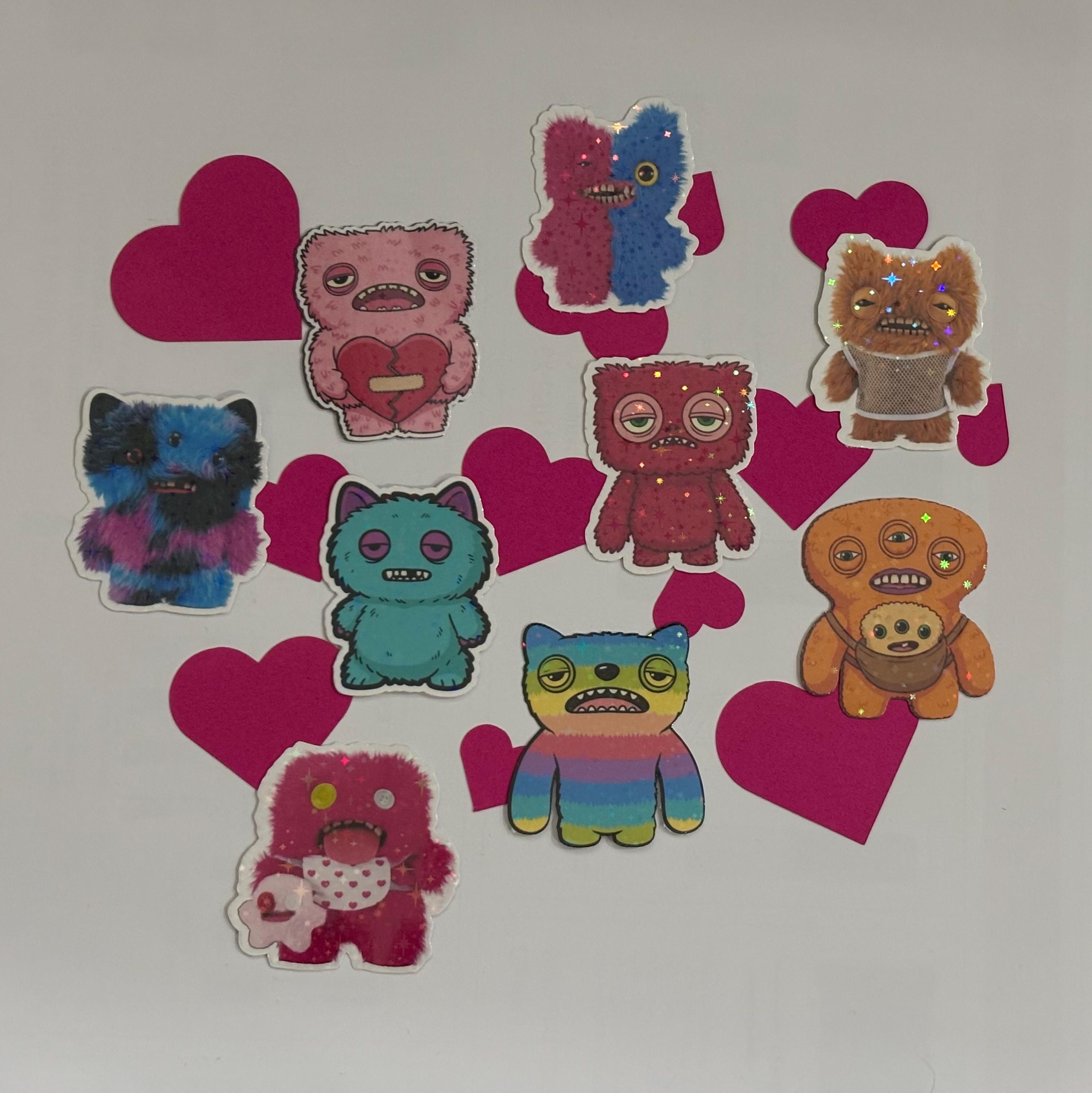 Tmi Sticker Ugly Monster Holographic Stickers - Etsy