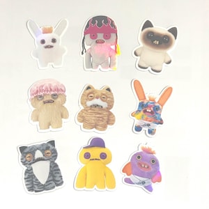 Ugly Monster Holographic Stickers