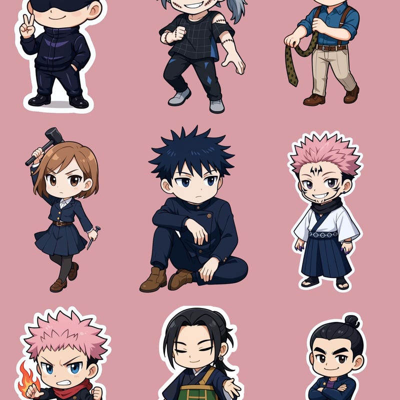 Jjk Stickers - Etsy